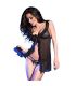 CHILIROSE CR 4219 BABYDOLL TANGA CROTCHLESS NEGRO S M