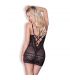 CHILIROSE CR 3020 BABYDOLL TANGA NEGRO S M