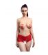 CHILIROSE CR 4641 PANTIES CROTCHLESS ROJO S M