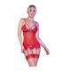 CHILIROSE CR 4415 SET CORSET ROJO S M