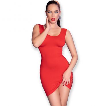 CHILIROSE CR 4622 VESTIDO ROJO S M