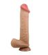 PRETTY LOVE SLIDING SKIN SERIES DILDO REALaSTICO CON VENTOSA PIEL DESLIZANTE 26 CM