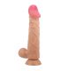 PRETTY LOVE SLIDING SKIN SERIES DILDO REALaSTICO CON VENTOSA PIEL DESLIZANTE 24 CM