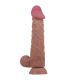 PRETTY LOVE SLIDING SKIN SERIES DILDO REALaSTICO CON VENTOSA PIEL DESLIZANTE MORENO 24 CM