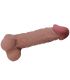 PRETTY LOVE SLIDING SKIN SERIES DILDO REALaSTICO CON VENTOSA PIEL DESLIZANTE MORENO 24 CM