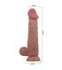 PRETTY LOVE SLIDING SKIN SERIES DILDO REALaSTICO CON VENTOSA PIEL DESLIZANTE MORENO 24 CM