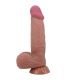 PRETTY LOVE SLIDING SKIN SERIES DILDO REALaSTICO CON VENTOSA PIEL DESLIZANTE MORENO 218 CM