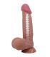 PRETTY LOVE SLIDING SKIN SERIES DILDO REALaSTICO CON VENTOSA PIEL DESLIZANTE MORENO 218 CM