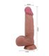 PRETTY LOVE SLIDING SKIN SERIES DILDO REALaSTICO CON VENTOSA PIEL DESLIZANTE MORENO 218 CM