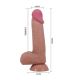 PRETTY LOVE SLIDING SKIN SERIES DILDO REALaSTICO CON VENTOSA PIEL DESLIZANTE MORENO 206 CM