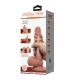 PRETTY LOVE SLIDING SKIN SERIES DILDO REALaSTICO CON VENTOSA PIEL DESLIZANTE MORENO 206 CM