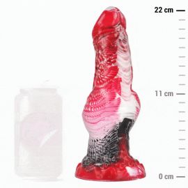 EPIC HELIOS DILDO CON TESTaCULOS CALOR Y aXTASIS