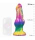 EPIC IRIS DILDO CON TESTaCULOS ARCOaRIS DE PLACER