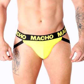 MACHO MX25A JOCK LYCRA AMARILLO S