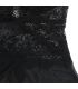 SUBBLIME BABYDOLL TELA DE TUL DETALLE ENCAJE Y FLOR NEGRO S M