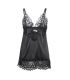 SUBBLIME BABYDOLL CON ESTAMPADO FLORAL PECHO NEGRO S M