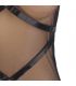 SUBBLIME VESTIDO TRANSPARENTE CUELLO HALTER NEGRO S M