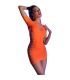 CHILIROSE CR 4704 VESTIDO NARANJA S M