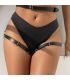 SUBBLIME ARNaS CINTURA Y PIERNAS CUERO NEGRO TALLA aNICA