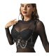 SUBBLIME ARNaS FORMA CORSET DETALLE CADENAS TALLA aNICA