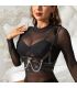 SUBBLIME ARNaS FORMA CORSET DETALLE CADENAS TALLA aNICA