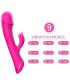 ARMONY DILDO VIBRADOR RABBIT SILICONA FUCSIA