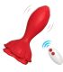 ARMONY ROSA VIBRADOR PLUG ANAL PEQUEaO CONTROL REMOTO ROJO