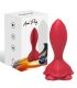 ARMONY ROSA VIBRADOR PLUG ANAL PEQUEaO CONTROL REMOTO ROJO