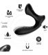 ARMONY STORM VIBRADOR ANAL PROSTATA PLUG CONTROL REMOTO NEGRO