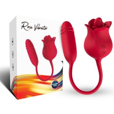 ARMONY ROSELIP ESTIMULADOR CLITORIS CON LENGUA 10 MODOS VIBRADOR ROJO