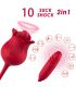 ARMONY ROSELIP ESTIMULADOR CLITORIS CON LENGUA 10 MODOS VIBRADOR ROJO