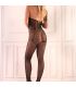 LIVCO CORSETTI FASHION MAERI LC 17341 BODYSTOCKING CROTCHLESS NEGRO TALLA aNICA