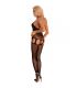 LIVCO CORSETTI FASHION IMELAM LC 17345 BODYSTOCKING CROTCHLESS NEGRO TALLA aNICA