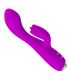 PRETTY LOVE GLORIA VIBRADOR CONEJO RECARGABLE IMPERMEABLE MORADO