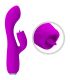 PRETTY LOVE GLORIA VIBRADOR CONEJO RECARGABLE IMPERMEABLE MORADO