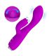 PRETTY LOVE GLORIA VIBRADOR CONEJO RECARGABLE IMPERMEABLE MORADO