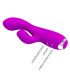 PRETTY LOVE GLORIA VIBRADOR CONEJO RECARGABLE IMPERMEABLE MORADO