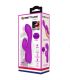 PRETTY LOVE GLORIA VIBRADOR CONEJO RECARGABLE IMPERMEABLE MORADO