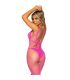 LEG AVENUE VESTIDO DE REJILLA LARGO FUCSIA TALLA aNICA