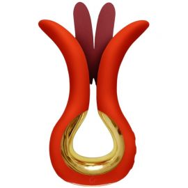 G VIBE GVIBE MAXI VIBRADOR CON DOS PUNTAS FLEXIBLES CORAL