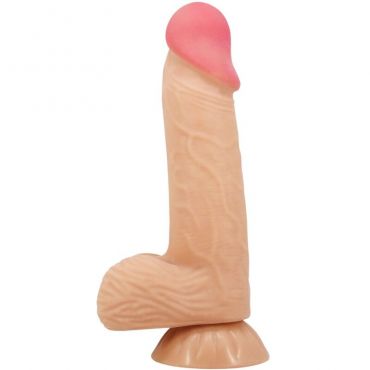 PRETTY LOVE SLIDING SKIN SERIES DILDO REALaSTICO CON VENTOSA PIEL DESLIZANTE 206 CM