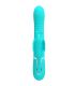 PRETTY LOVE VIBRADOR RABBIT MULTIFUNCIaN 4 EN 1 MARIPOSA VERDE AGUA