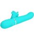 PRETTY LOVE VIBRADOR RABBIT MULTIFUNCIaN 4 EN 1 MARIPOSA VERDE AGUA