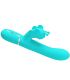 PRETTY LOVE VIBRADOR RABBIT MULTIFUNCIaN 4 EN 1 MARIPOSA VERDE AGUA