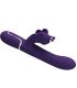 PRETTY LOVE VIBRADOR RABBIT MULTIFUNCIaN 4 EN 1 MARIPOSA MORADO