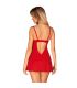 OBSESSIVE INGRIDIA CHEMISE TANGA ROJO XS S