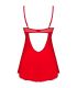 OBSESSIVE INGRIDIA CHEMISE TANGA ROJO XS S