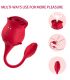 ARMONY ROSA SUCCIONADOR DE CLITORIS VIBRADOR 10 MODOS ROJO