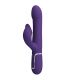 PRETTY LOVE ZALIN VIBRADOR RABBIT PERLAS 4 EN 1 MORADO