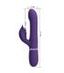 PRETTY LOVE ZALIN VIBRADOR RABBIT PERLAS 4 EN 1 MORADO